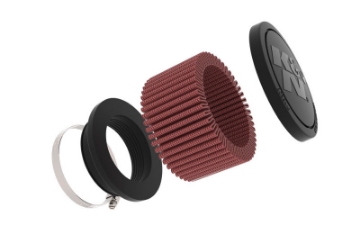 Picture of K&N Universal Clamp-On Air Filter 2-25in Flange ID 3-5in OD 2in Height