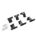 Picture of Go Rhino 18-24 Jeep Wrangler JLU 4dr Brackets for Dominator Xtreme Frame Slider - Tex- Blk