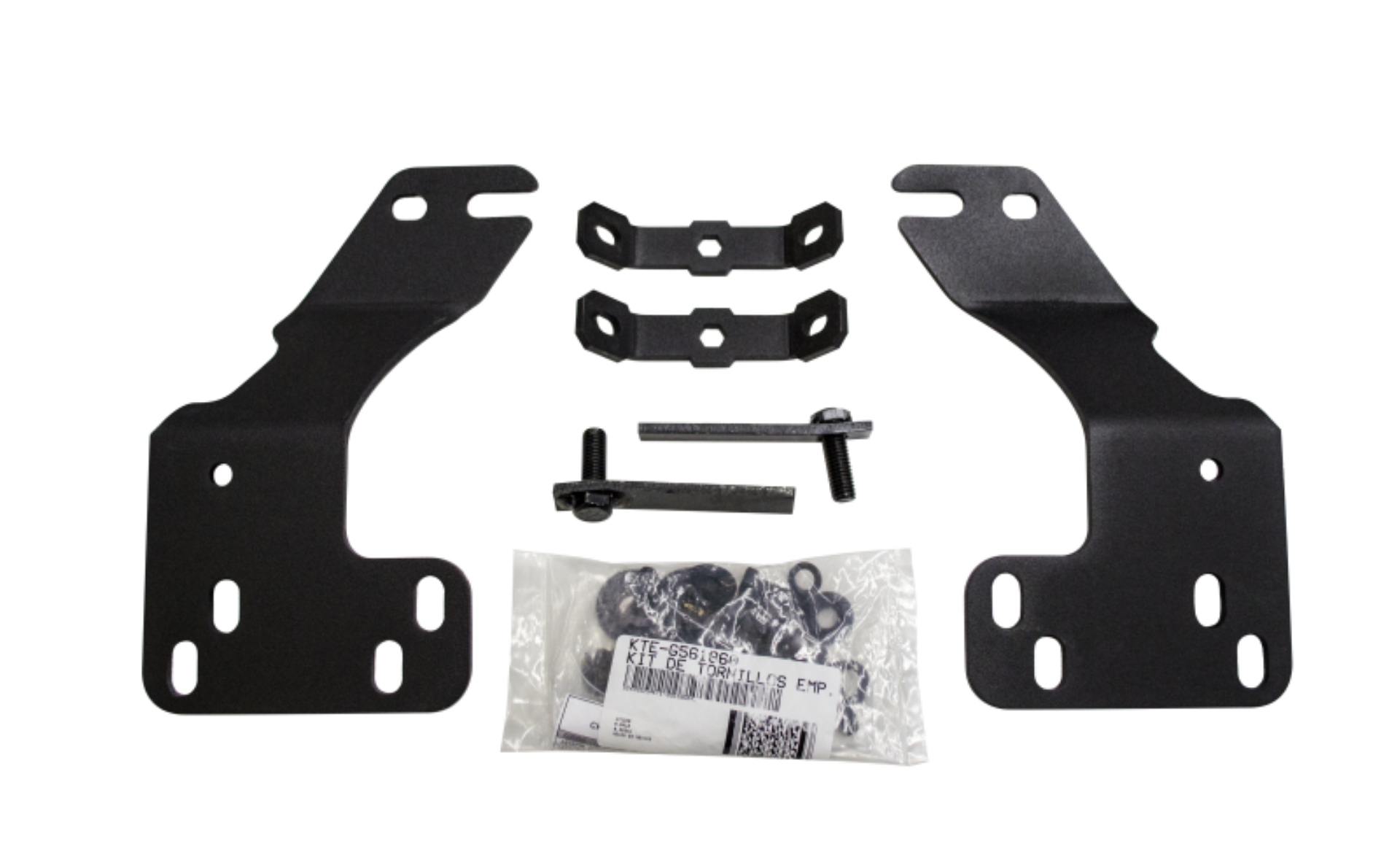 Picture of Go Rhino 14-15 Chevy Silverado 1500 Excl- Drvr Alrt Pkg RC4 & RC3 LR Brackets - Tex- Blk