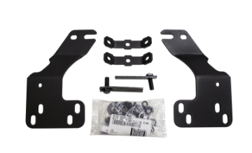 Picture of Go Rhino 14-15 Chevy Silverado 1500 Excl- Drvr Alrt Pkg RC4 & RC3 LR Brackets - Tex- Blk