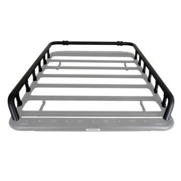 Picture of Go Rhino SRM500 Tri-Rail Kit For 75in- Long Rack - Tex- Blk Rails ONLY - Req- Platform