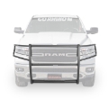 Picture of Go Rhino 19-24 Ram 1500 3100 Series StepGuard Center Grille + Brush Guards - Tex- Black