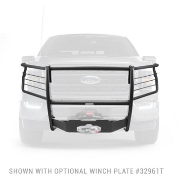 Picture of Go Rhino 18-20 Ford F-150 3100 Series StepGuard Center Grille + Brush Guard - Tex- Blk