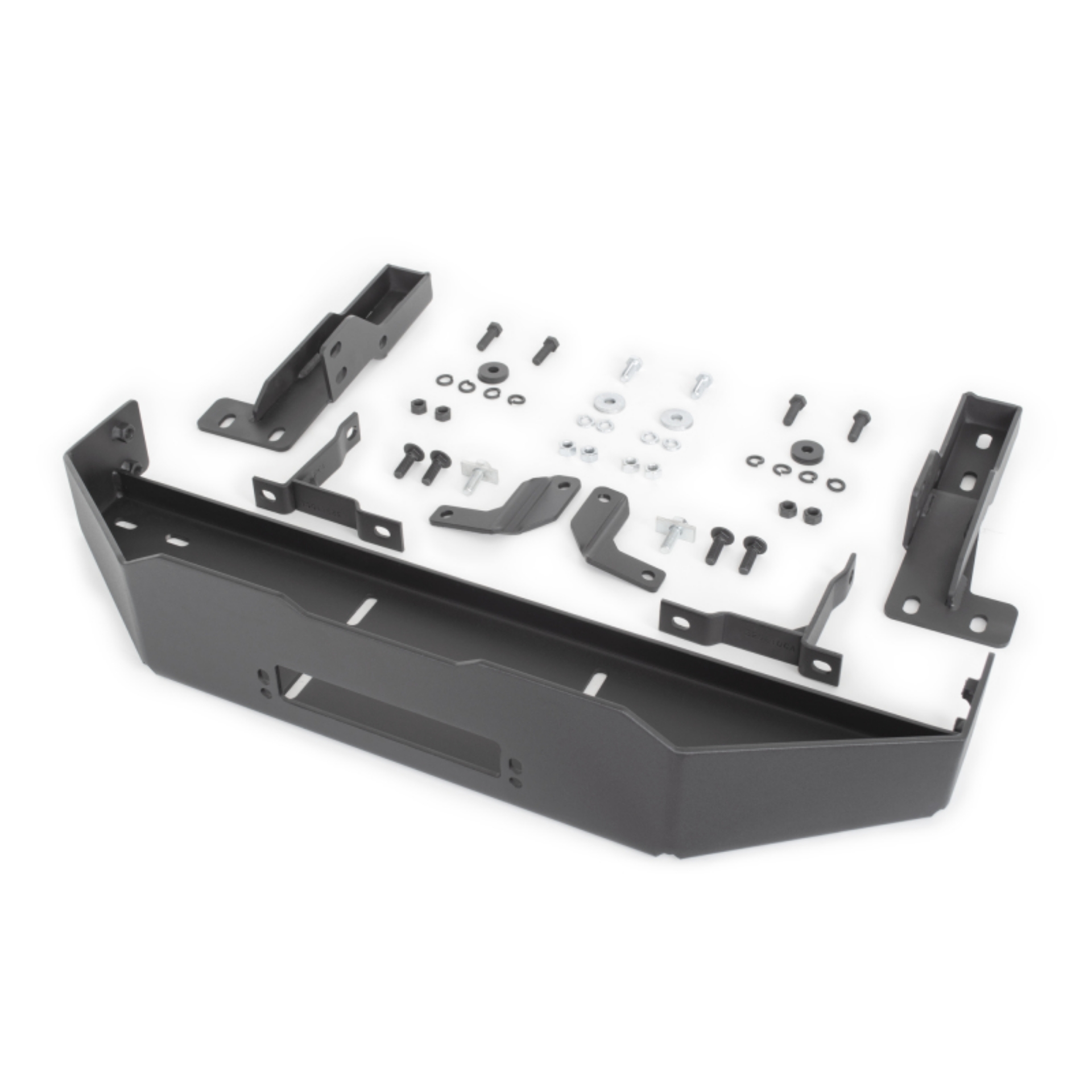 Picture of Go Rhino 21-24 Ford F-150 3100 Series StepGuard Winch Plate Kit Req- 3298T or 3298MT - Tex- Blk
