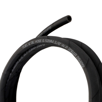 Picture of Mishimoto Push Lock Hose, Black, -6AN, 240in Length