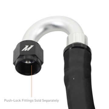 Picture of Mishimoto Push Lock Hose, Black, -10AN, 240in Length