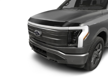 Picture of AVS 23-24 Ford F150 Lightning Aeroskin Low Profile Hood Shield - Smoke