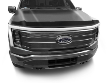 Picture of AVS 23-24 Ford F150 Lightning Aeroskin Low Profile Hood Shield - Smoke
