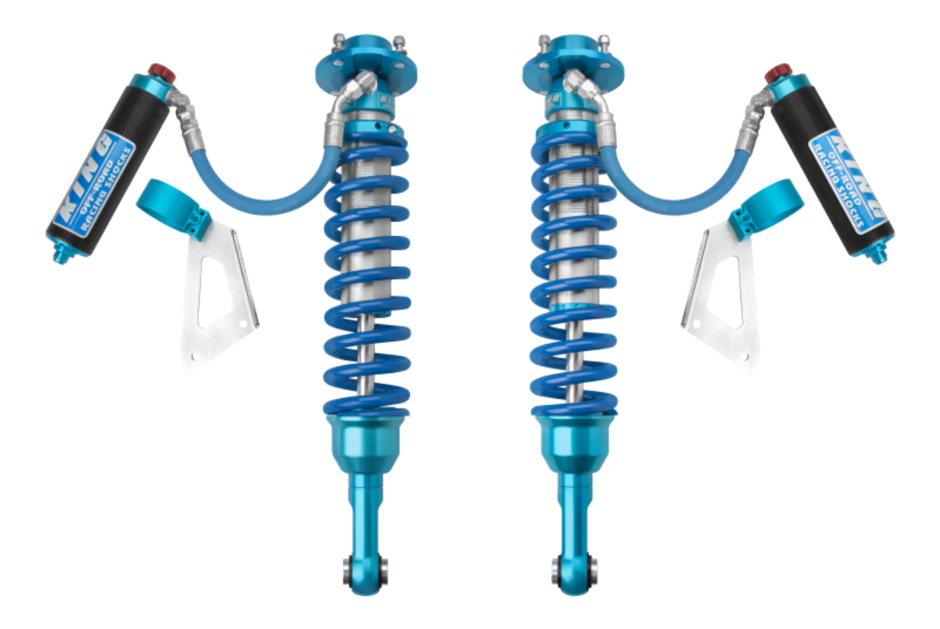 Picture of King Shocks 2022+ Toyota Land Cruiser 300 Front 2-5 Dia Remote Reservoir Coilover w-Adjuster Pair