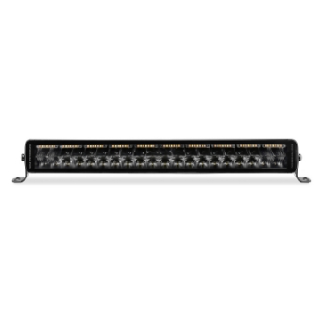 Picture of Go Rhino Xplor Blackout Combo Series Dbl Row LED Light Bar w-Amber Side-Track Mount 21-5in- - Blk