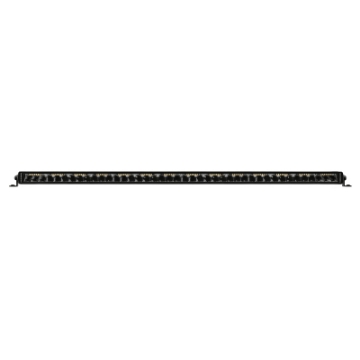 Picture of Go Rhino Xplor Blackout Combo Series Sgl Row LED Light Bar w-Amber Side-Track Mount 39-5in- - Blk