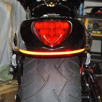 Picture of New Rage Cycles 06+ Suzuki M109R Rear Turn Signals - Amber-Red