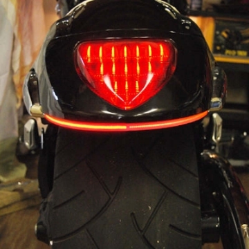Picture of New Rage Cycles 06+ Suzuki M109R Rear Turn Signals w-Load EQ - Red
