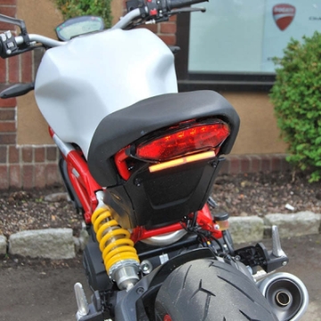 Picture of New Rage Cycles 18+ Ducati Monster 821 Fender Eliminator Kit w-Load EQ