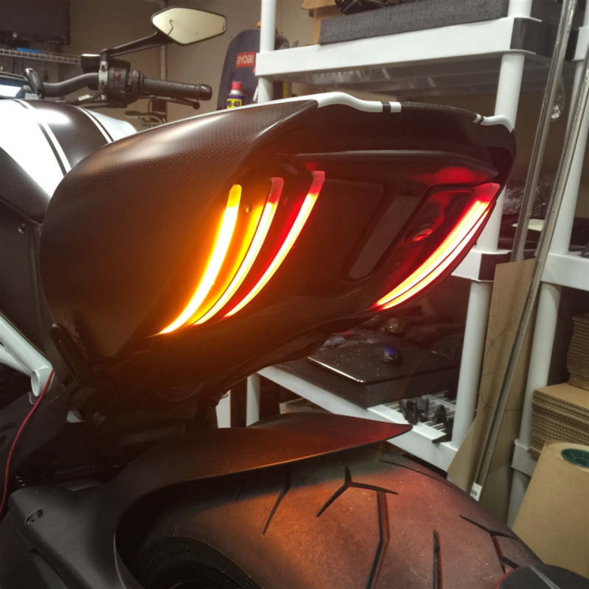 Picture of New Rage Cycles 10-19 Ducati Diavel Rear Turn Signals