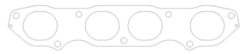 Picture of Cometic Honda F20C1-C2 00-UP Exhaust -030 inch MLS Head Gasket 2-030 inch X 1-730 inch Port