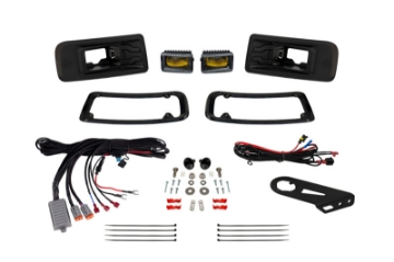 Picture of Diode Dynamics 2022+ Ford Maverick Elite Series Add-On LED Fog Light Kit Yellow