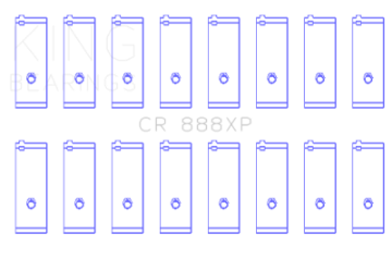 Picture of King Engine Bearings Toyota 1UZ-FE-2UZ-FE-3UZ-FE Connecting Rod Bearing Set