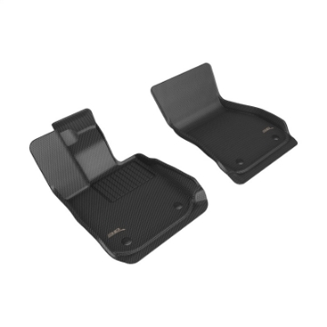 Picture of 3D MAXpider 2020+ BMW 8 Series Coupe-Convertible RWD Kagu 1st Row Floormat - Black