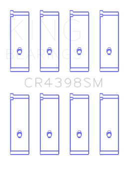 Picture of King Engine Bearings Honda L13A4-L15A Size 0-25 Connecting Rod Bearing Set