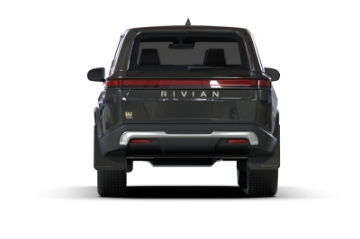 Picture of Rally Armor 22-26 Rivian R1S Black UR Mud Flap w-Metallic Black Logo