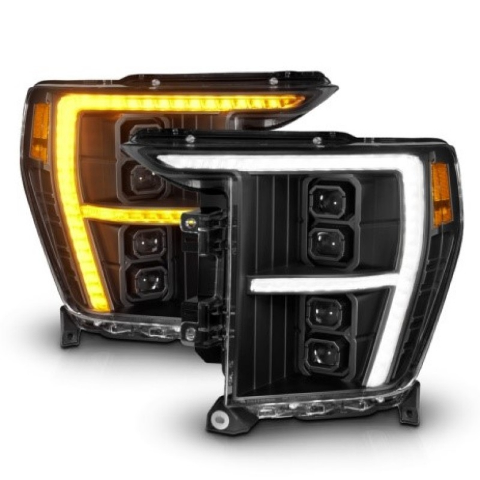 Picture of ANZO 21-23 Ford F-150 w-Factory Halogen Z-Series Full LED Proj Headlights - Driver Side ONLY