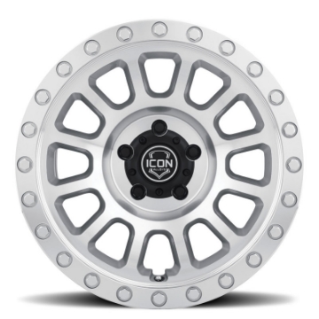 Picture of ICON Hulse 17 X 8-5 6 X 5-5 0mm Offset 4-75in BS Silver Machined