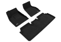 Picture of 3D MAXpider 15-19 Tesla Model S Elegant 1st 2nd Row - Floor Mat Set Black