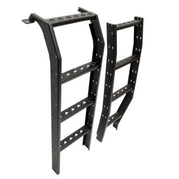 Picture of Westin 19-24 Mercedes-Benz Sprinter High Roof Mesa Side Ladder - Textured Black