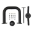 Picture of Westin 19-24 Mercedes-Benz Sprinter XTS Rear Tire Carrier - Textured Black