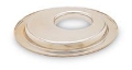 Picture of K&N Metal Base Plate 14in OD 5-1-8in Flange Chrome Finish