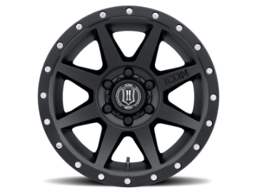 Picture of ICON Rebound 18x9 6x5-5 25mm Offset 6in BS 95-1mm Bore Satin Black Wheel