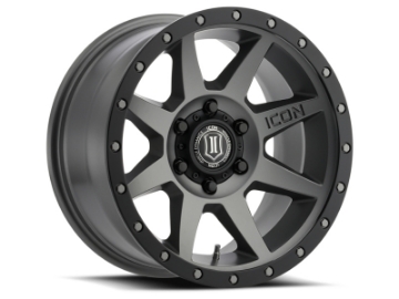 Picture of ICON Rebound 18x9 6x5-5 25mm Offset 6in BS 95-1mm Bore Titanium Wheel
