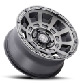Picture of ICON Thrust 17x8-5 6x5-5 25mm Offset 5-75in BS 95-1mm Bore Smoked Satin Black Wheel