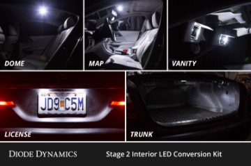 Picture of Diode Dynamics 06-12 Chevrolet Impala Interior LED Kit Cool White Stage 2