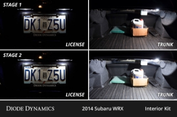 Picture of Diode Dynamics 08-14 Subaru WRX Interior LED Kit Cool White Stage 1
