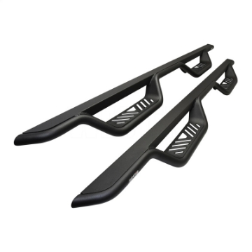 Picture of Westin 14-18 Chevrolet Silverado-GMC Sierra Crew Cab Outlaw Nerf Step Bars Excl- Diesel -Text- Blk