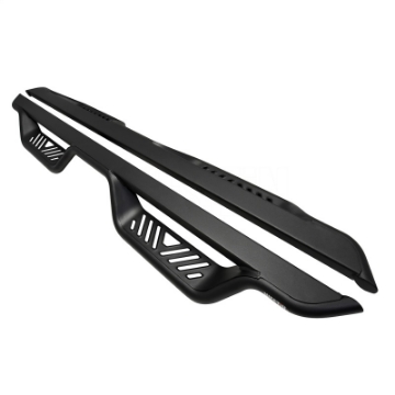Picture of Westin 15-22 Chevrolet Colorado - GMC Canyon Crew Cab Outlaw Nerf Step Bars - Textured Black