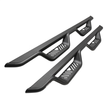 Picture of Westin 19-22 Chevrolet Silverado - GMC Sierra Double Cab Outlaw Nerf Step Bars - Textured Black
