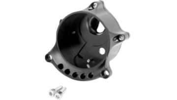 Picture of Roland Sands Design Gauge and Headlight Re-Lo Cafe - Black Ano