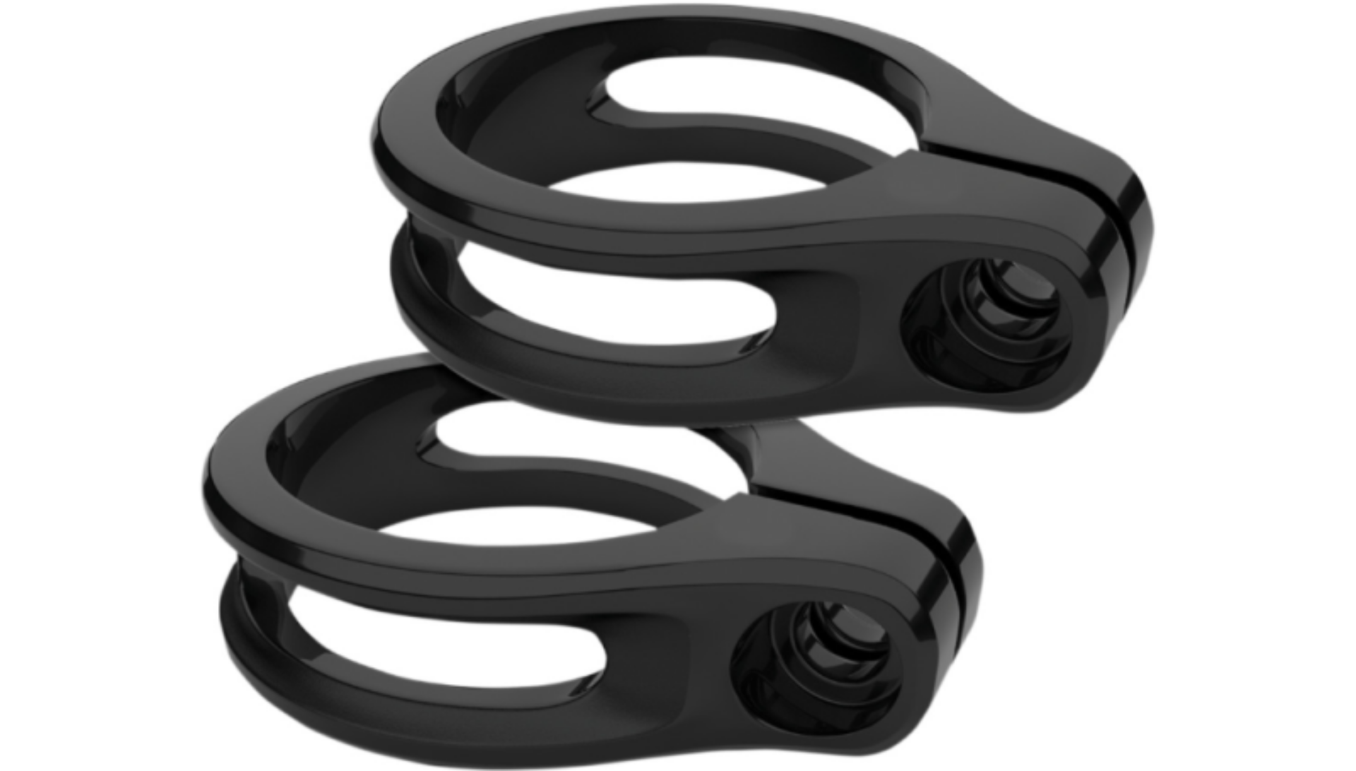 Picture of Roland Sands Design Turn Signal Fork Mount - Black Ano