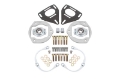 Picture of BMR 16-24 Chevy Camaro Caster Camber Plates - Black Hammertone