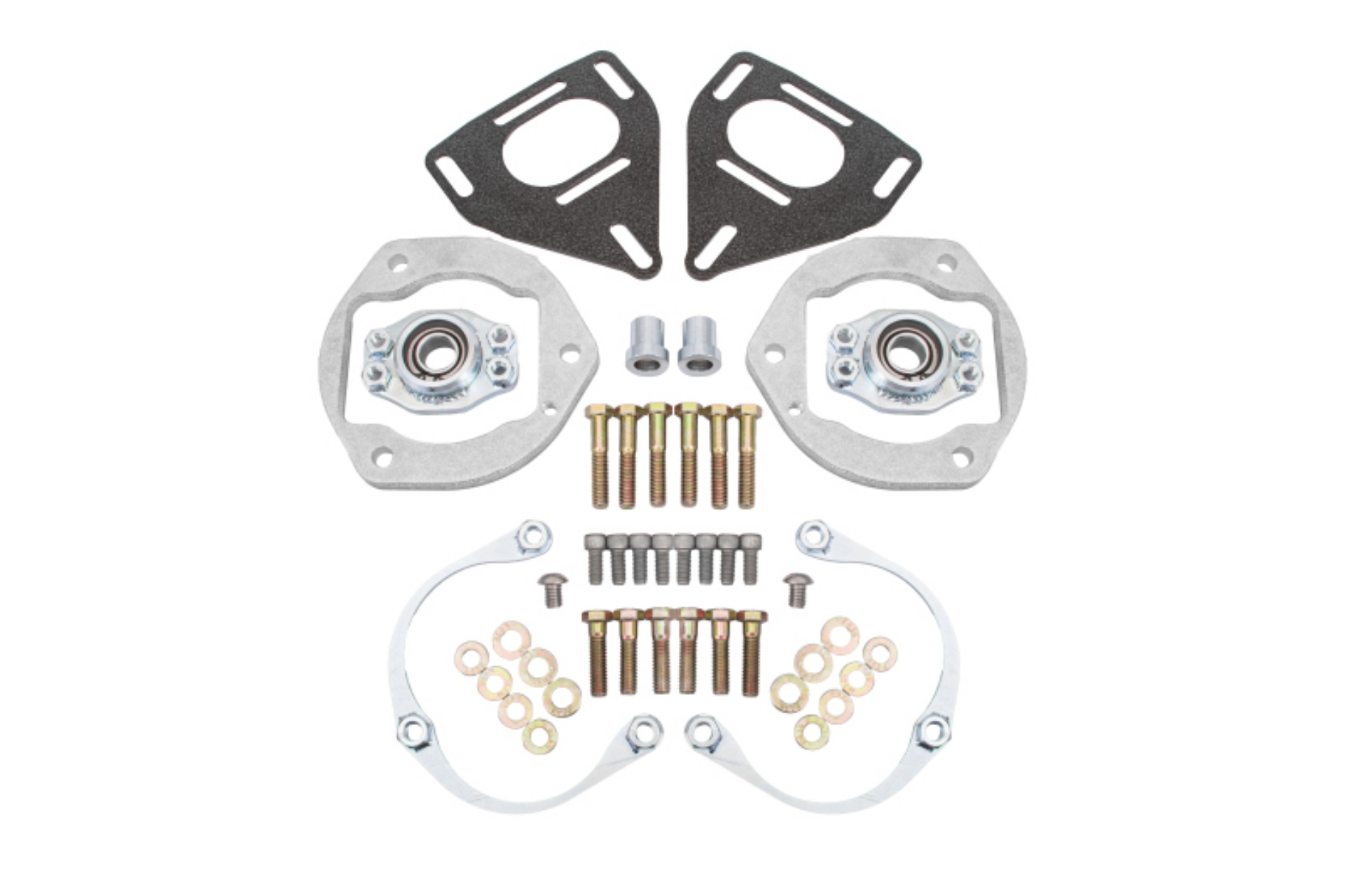 Picture of BMR 16-24 Chevy Camaro Caster Camber Plates - Black Hammertone