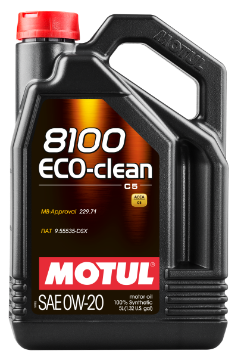 Picture of Motul 5L Synthetic Engine Oil 8100 0W20 Eco-Clean