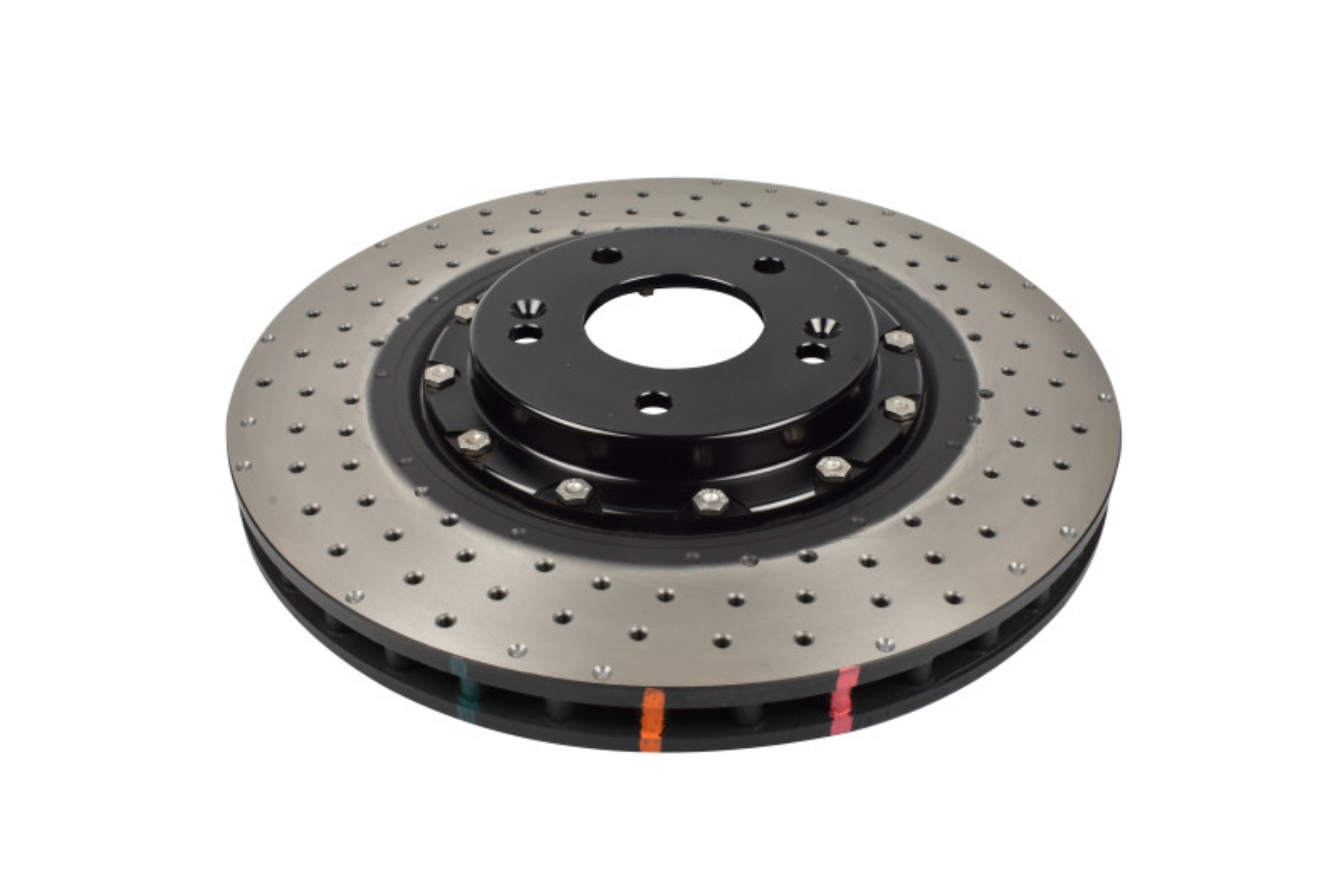 Picture of DBA 2018+ Hyundai I30 N Performance Front Cross Drilled-Dimpled 5000 Series Rotor