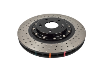 Picture of DBA 2018+ Hyundai I30 N Performance Front Cross Drilled-Dimpled 5000 Series Rotor