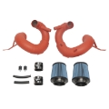 Picture of Injen 19-21 Genesis G70 V6-3-3L Twin Turbo SP Short Ram Air Intake System - Wrinkle Red