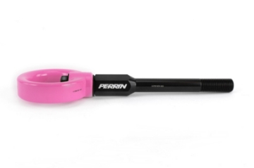 Picture of PERRIN 02-07 Subaru WRX-STI Tow Hook Kit Front - Hyper Pink
