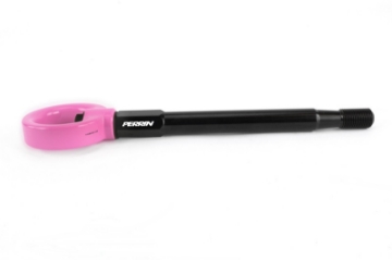 Picture of PERRIN 08-14 Subaru WRX & STI - 08-11 Impreza - 05-09 Legacy Tow Hook Kit Front - Hyper Pink