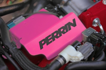 Picture of PERRIN 08-21 Subaru STI Boost Control Solenoid Cover - Hyper Pink